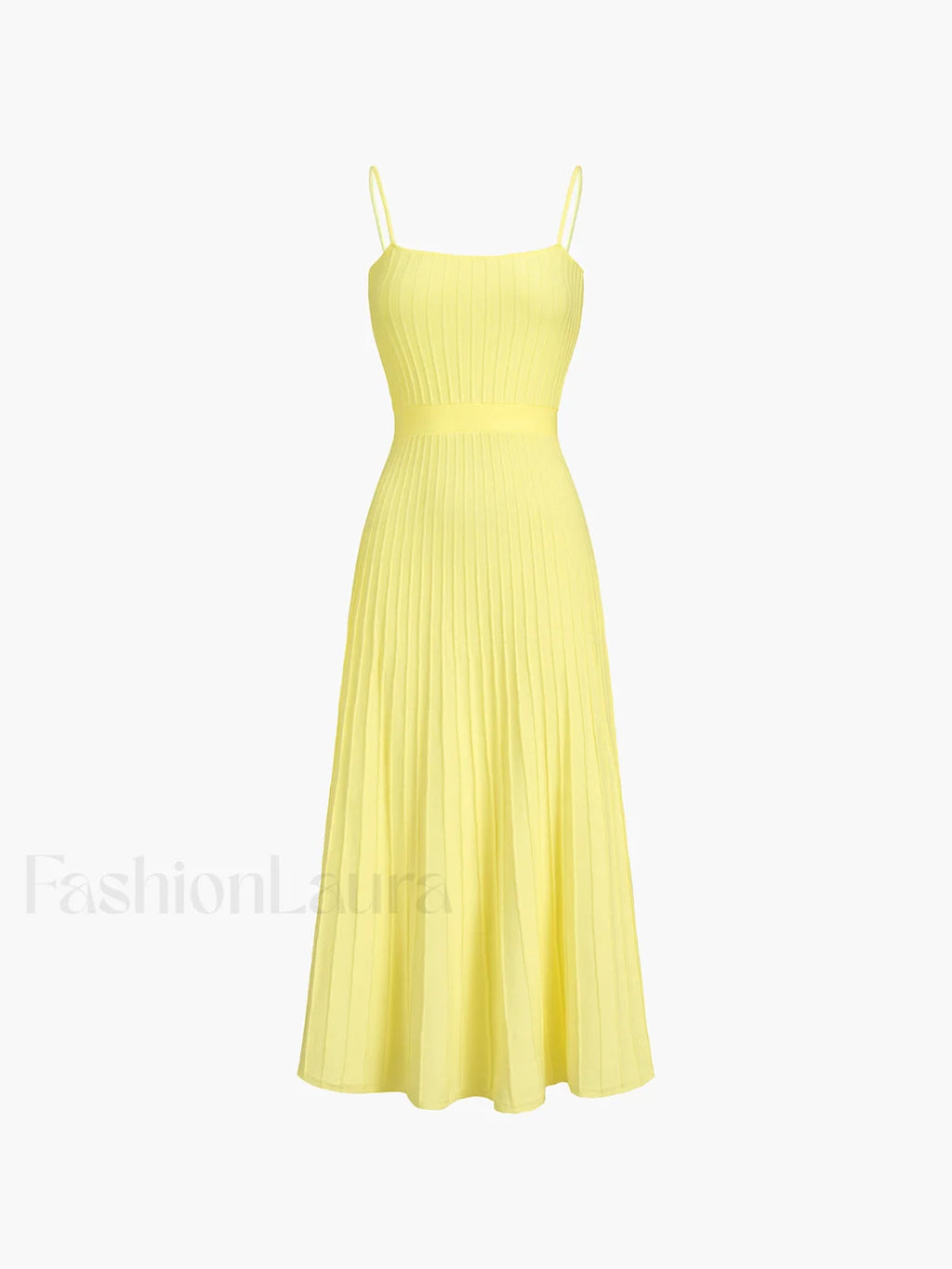Rib Midi Sundress Sweater Dresses