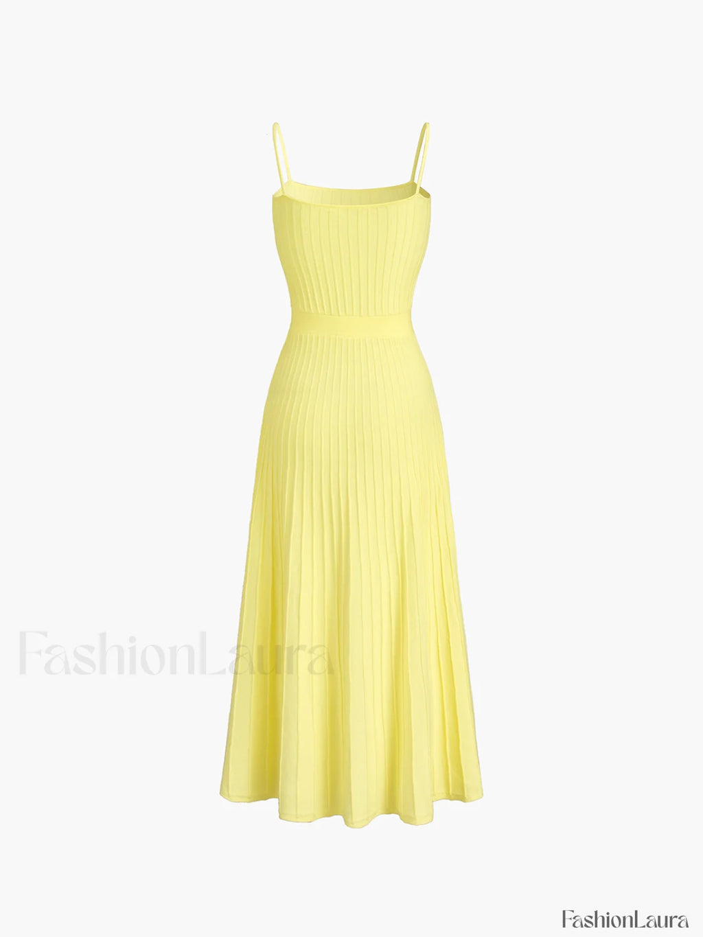 Rib Midi Sundress Sweater Dresses