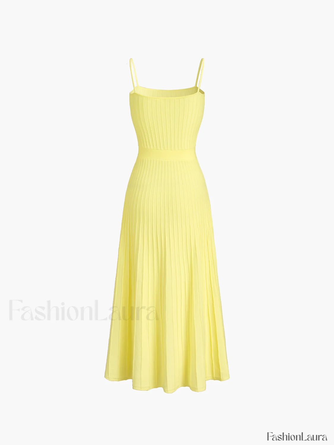 Rib Midi Sundress Sweater Dresses