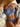 Rib One Shoulder Bikini Thong Set Secondary image