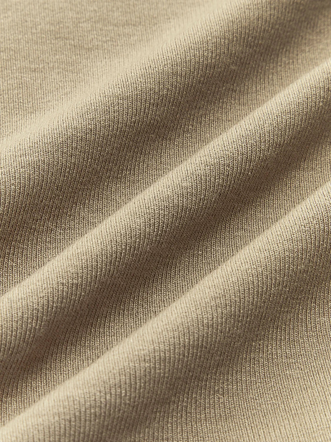 Ribbed Knit Long Sleeve Asymmetric Shirt T Shirts