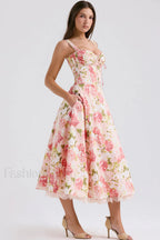 Rosalee Print Stylish Cotton Sundress