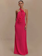 Rose Lace up Off Shoulder Maxi Dress