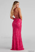 Rowena Sequin Stylish Mermaid Dress Party Dresses L