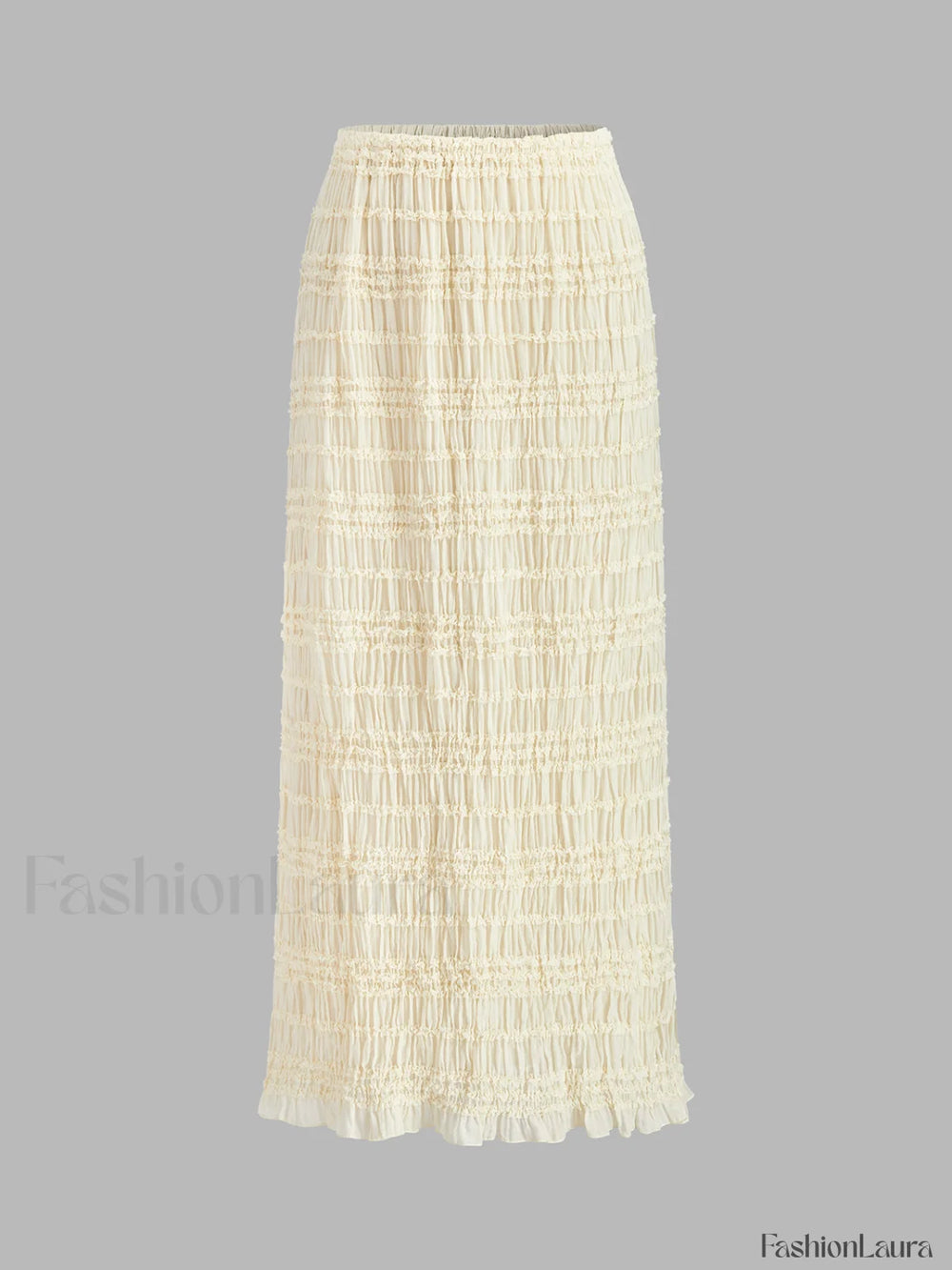 Ruffled Crop Top Skirt Set Skirt Sets