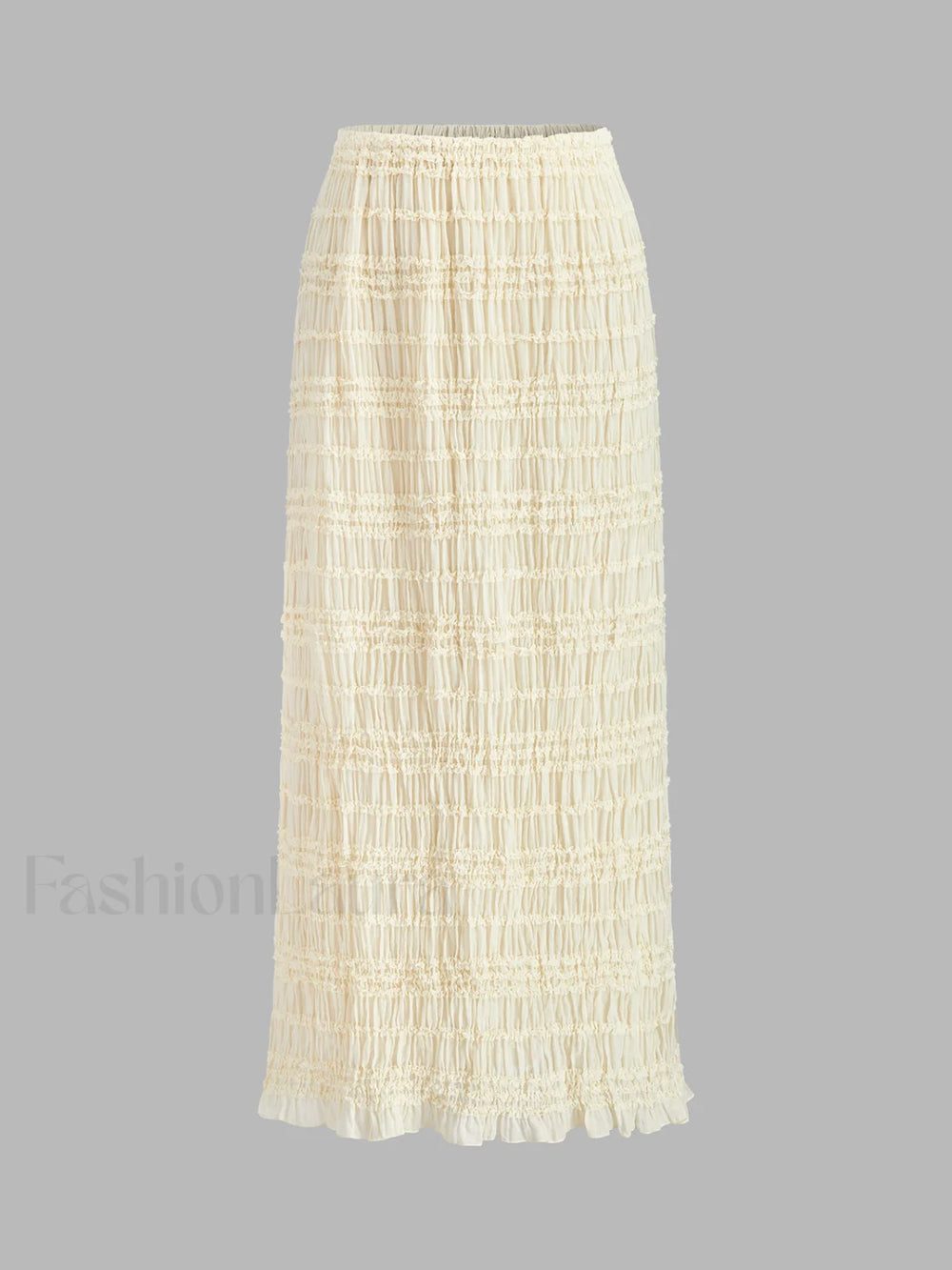 Ruffled Crop Top Skirt Set Skirt Sets