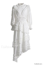 Salma Elegant Maxi Dress S / White