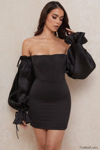 Satin Elegant Corset Dress