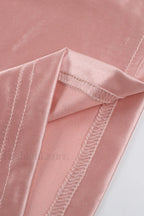 Satin One Shoulder Split Maxi Dress