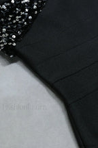 Savina One Shoulder Charming Midi Bandage Dress