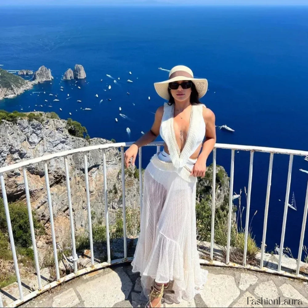 See Through Tassel Boho Dress