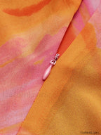 Semi Sheer Halter Backless Tie Dye Short Dress Dresses