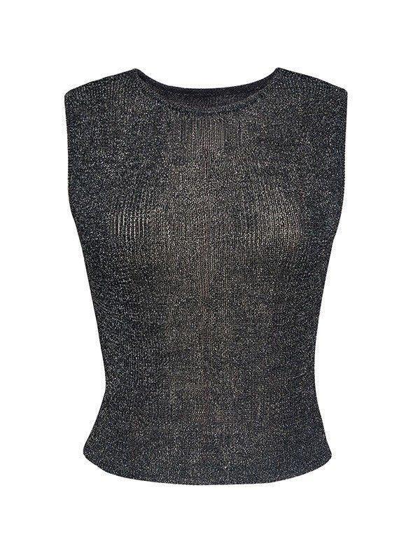 Semi Sheer Tank Top Tops&Tees