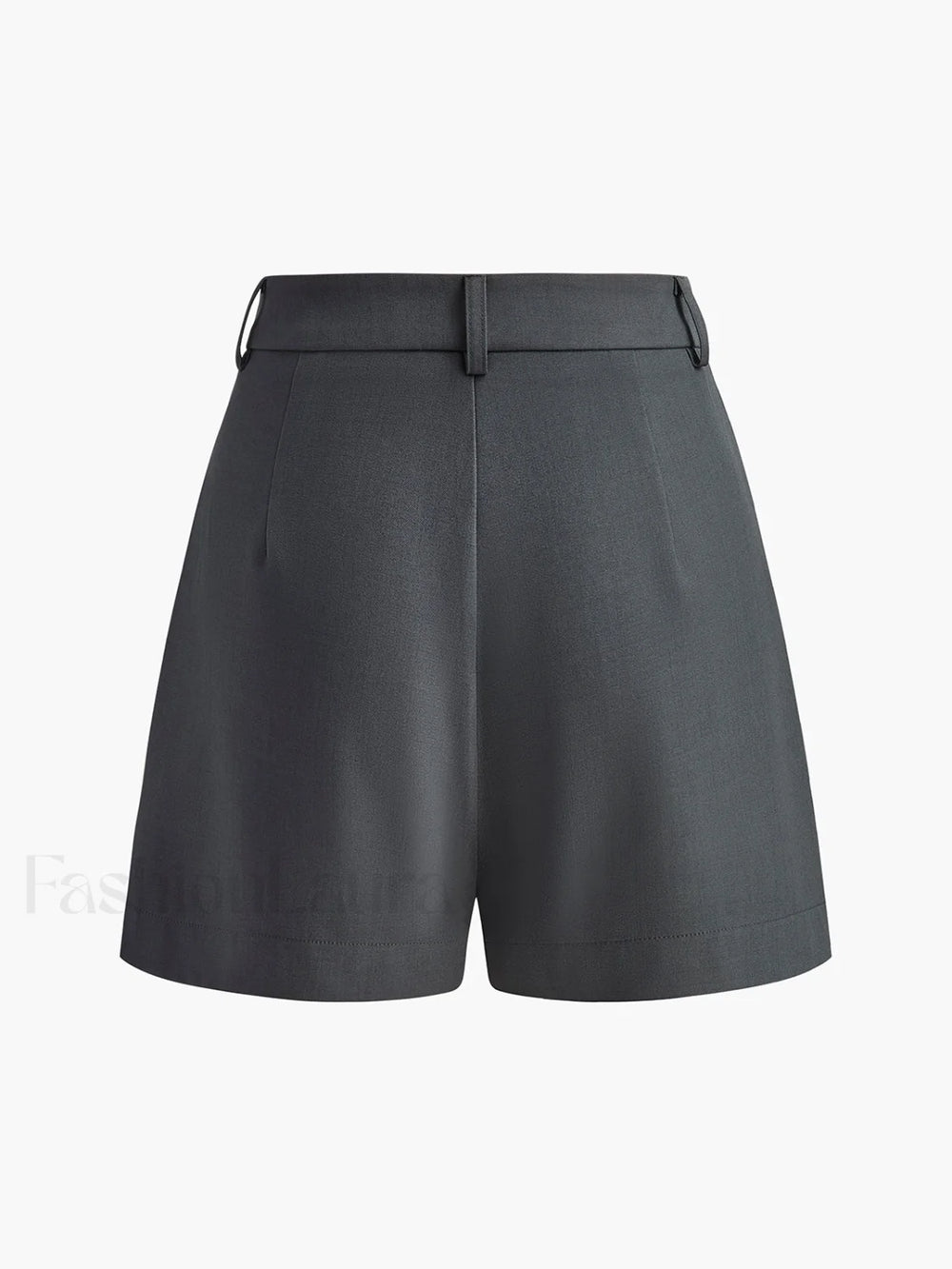 Semi Sheer Mid Waist Shorts Without Belt Shorts