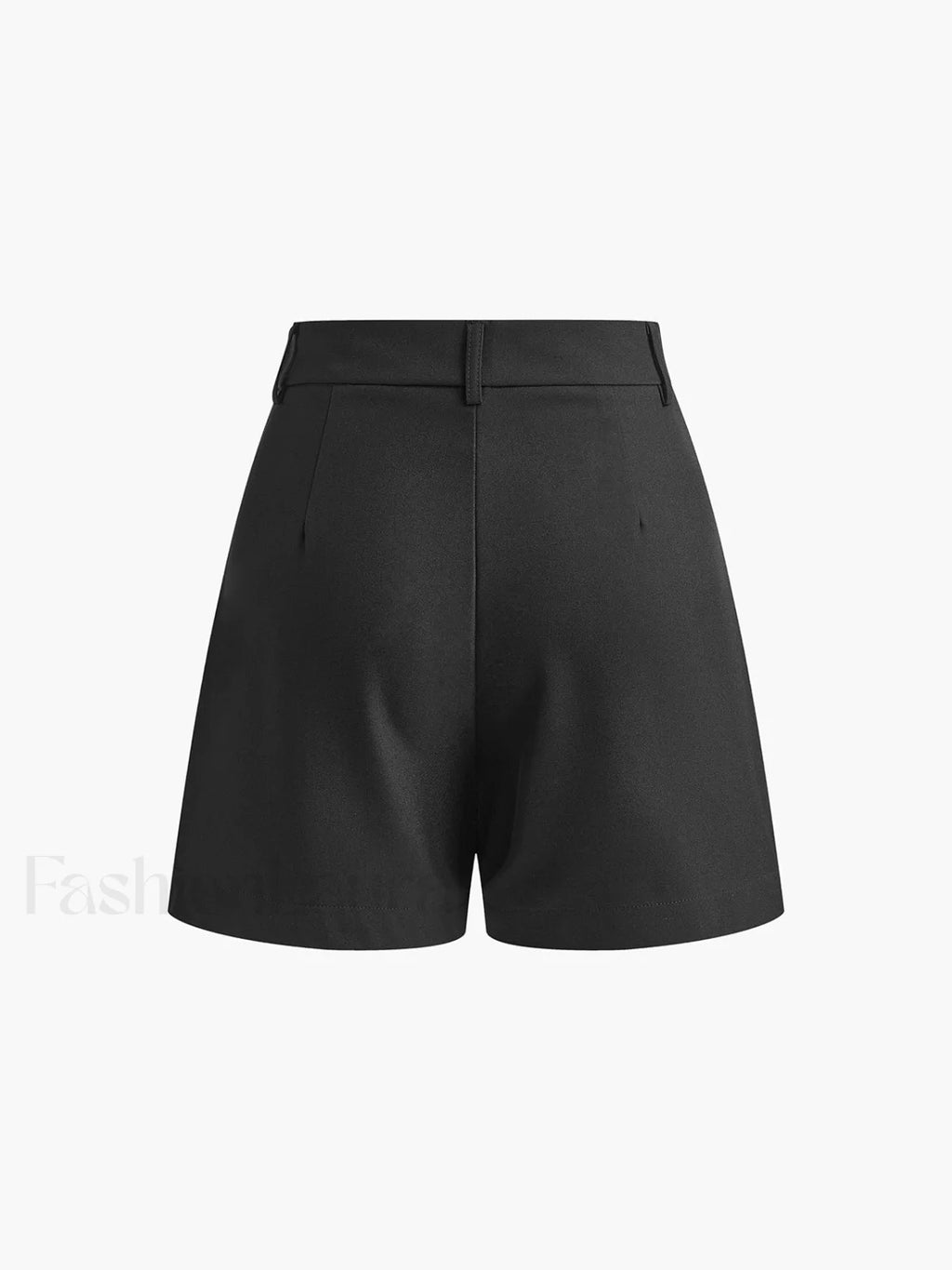 Semi Sheer Mid Waist Shorts Without Belt Shorts