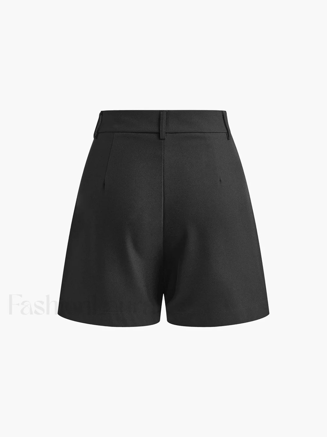 Semi Sheer Mid Waist Shorts Without Belt Shorts