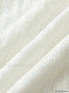 Semi Sheer Solid Square Neckline Short Dress Dresses