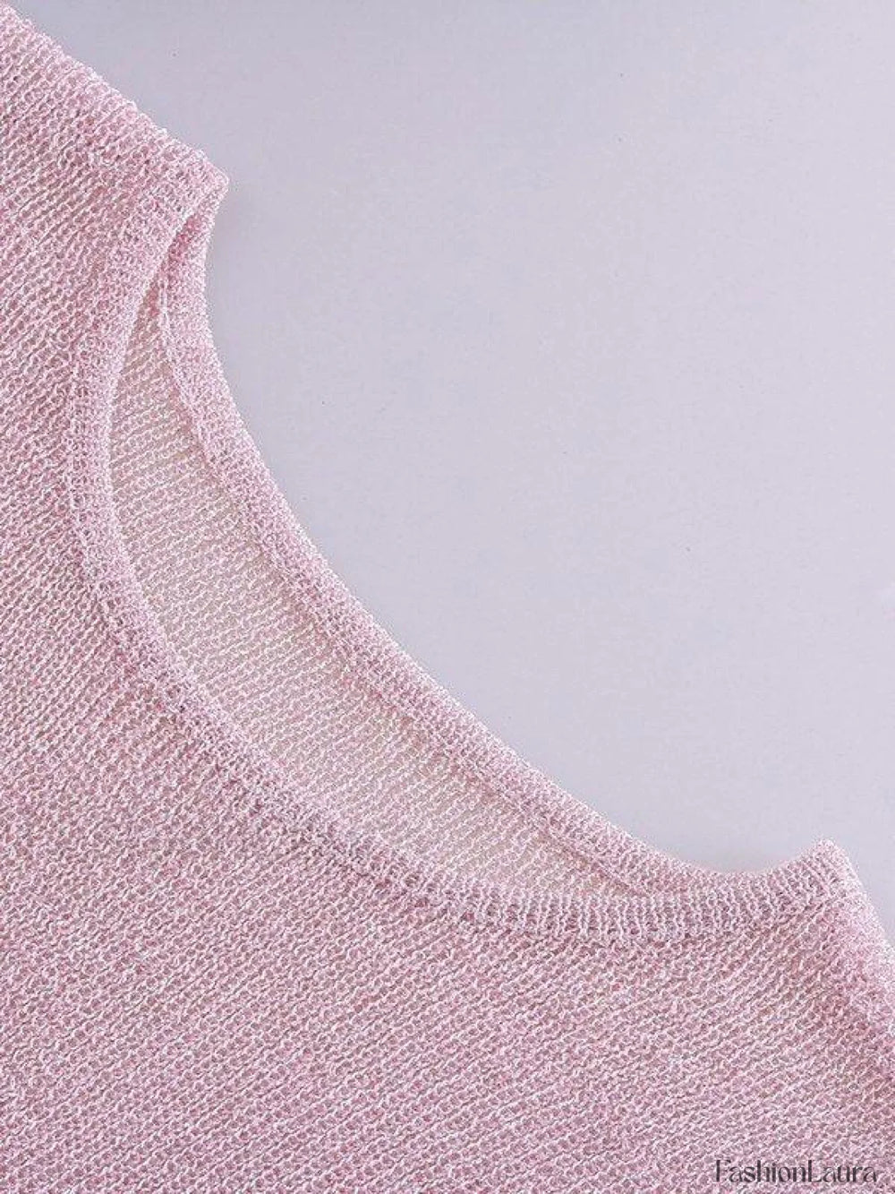 Semi Sheer Tank Top Tops&Tees