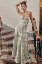 Serena Retro Purple Charming Printed Maxi Dress