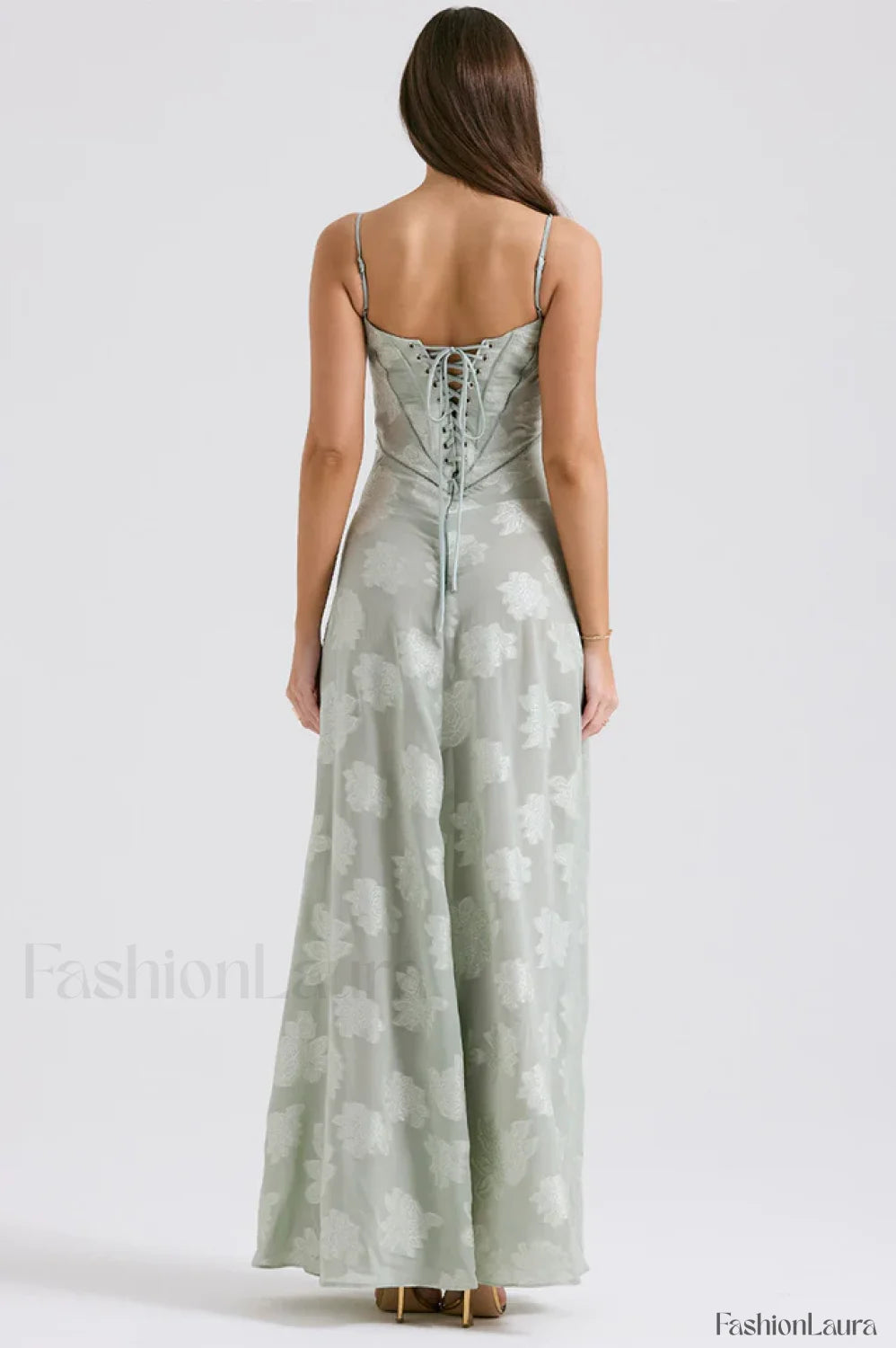 Serena Vintage Black Charming Printed Maxi Dress Party Dresses L