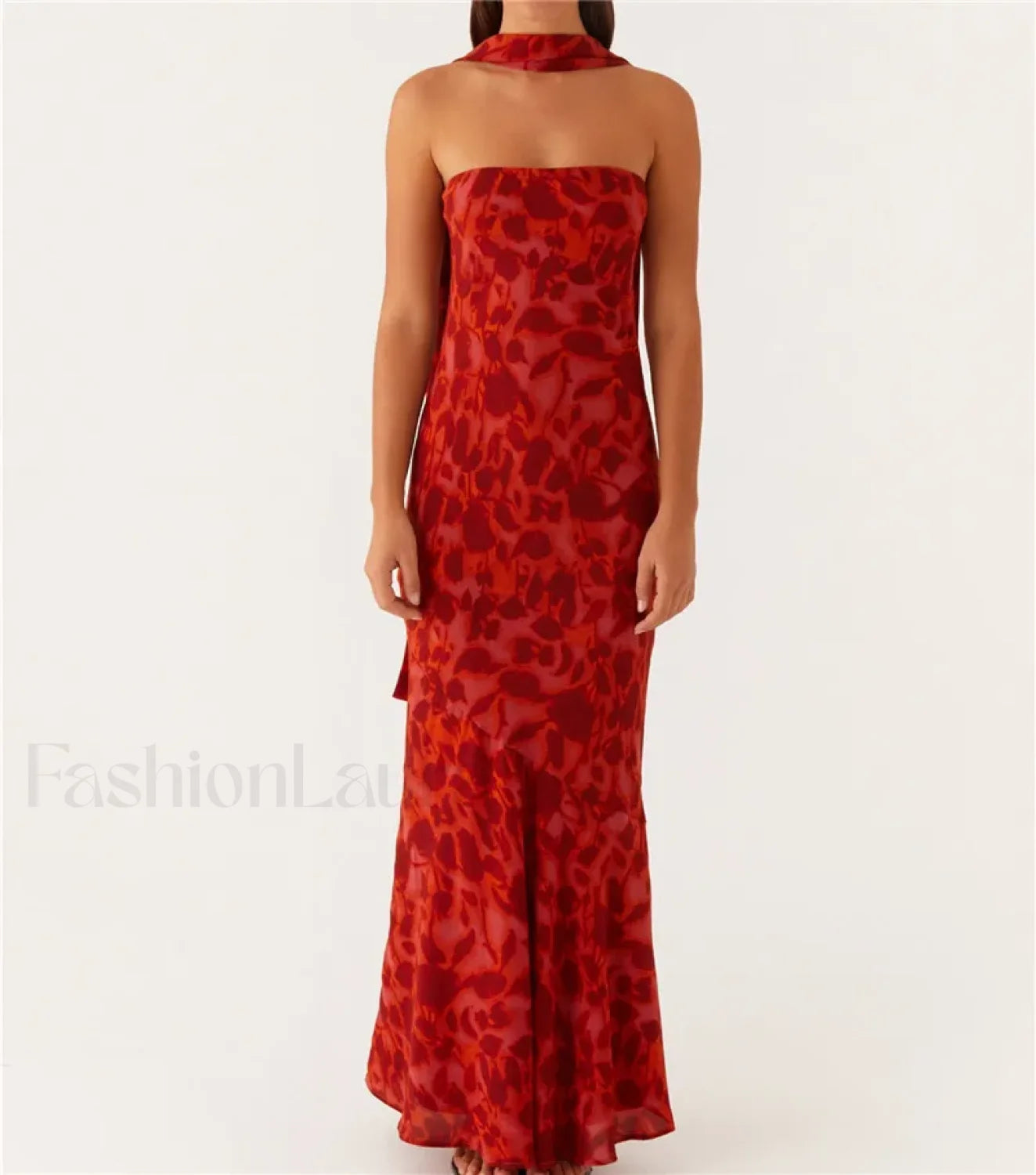 Sexy Backless Mesh Floral Dress Secondary image