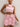 Sexy Flower Backless Pink Two Piece Set Secondary image