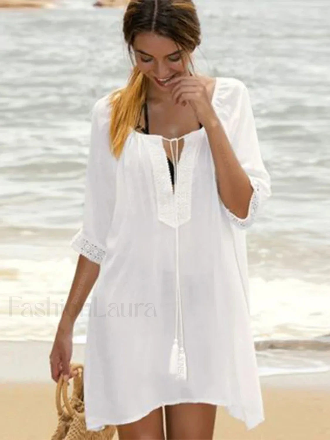 Sexy Kaftan Cotton Pareo Cover Up Secondary image