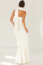 Sexy Strapless Mermaid Maxi Dress