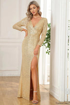Shine Away Stylish Sequin Maxi Dress