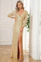 Shine Away Stylish Sequin Maxi Dress