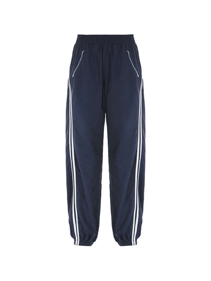 Side Stripe Baggy Jogger Pants Pants