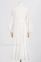 Sienna Tiered Broderie Charming Anglaise Midi Dress