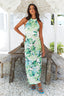 Simply Sleek Stylish Maxi Dress S / Green
