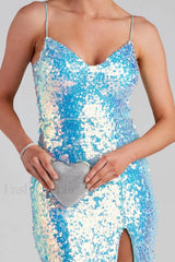 Skylar Sequin Stylish A Line Formal Dress