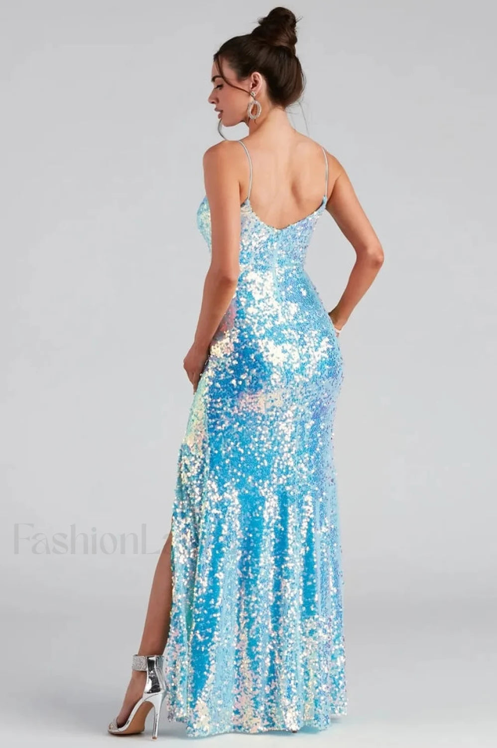 Skylar Sequin Stylish A Line Formal Dress
