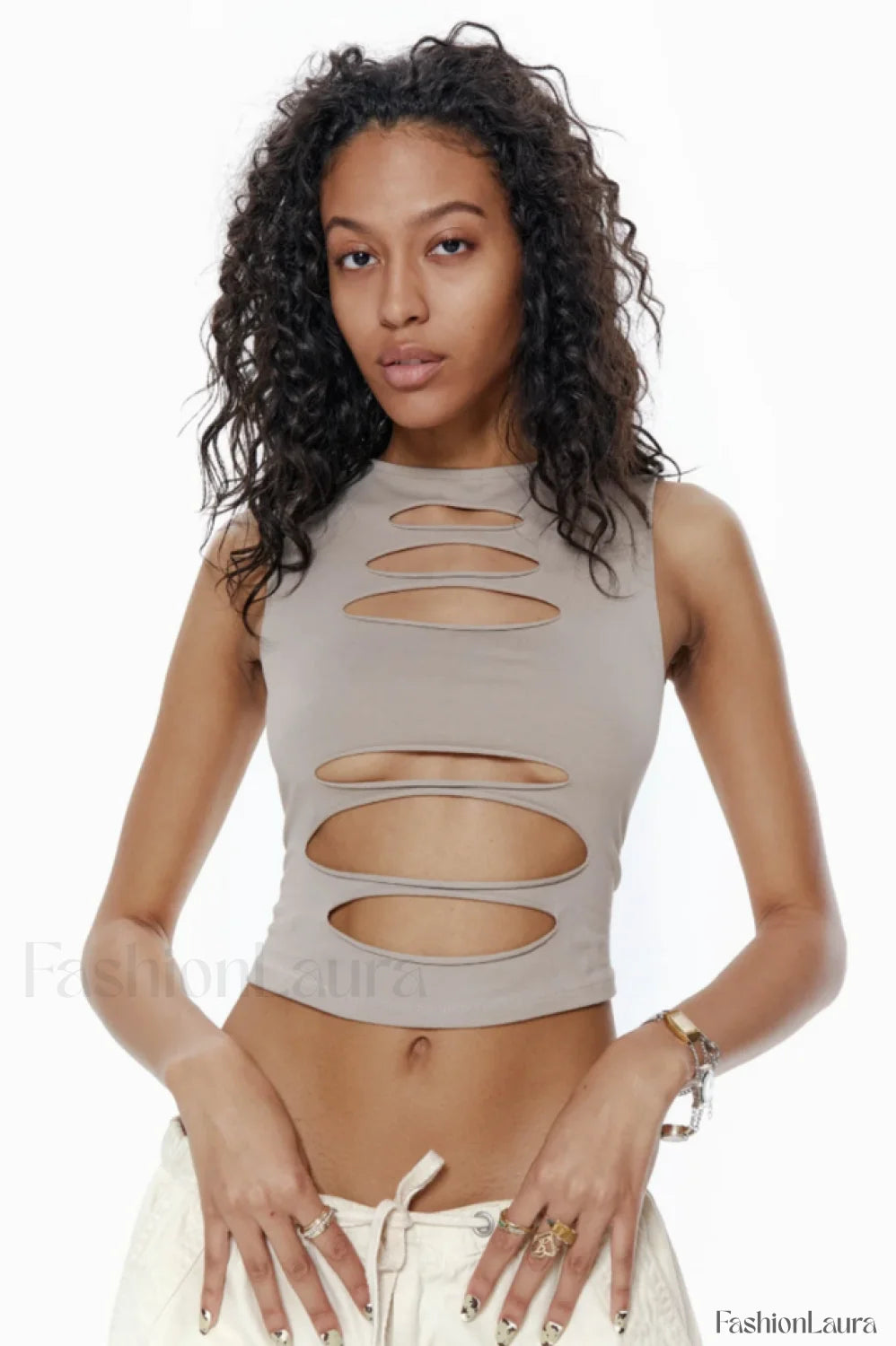 Slash Elegant Top