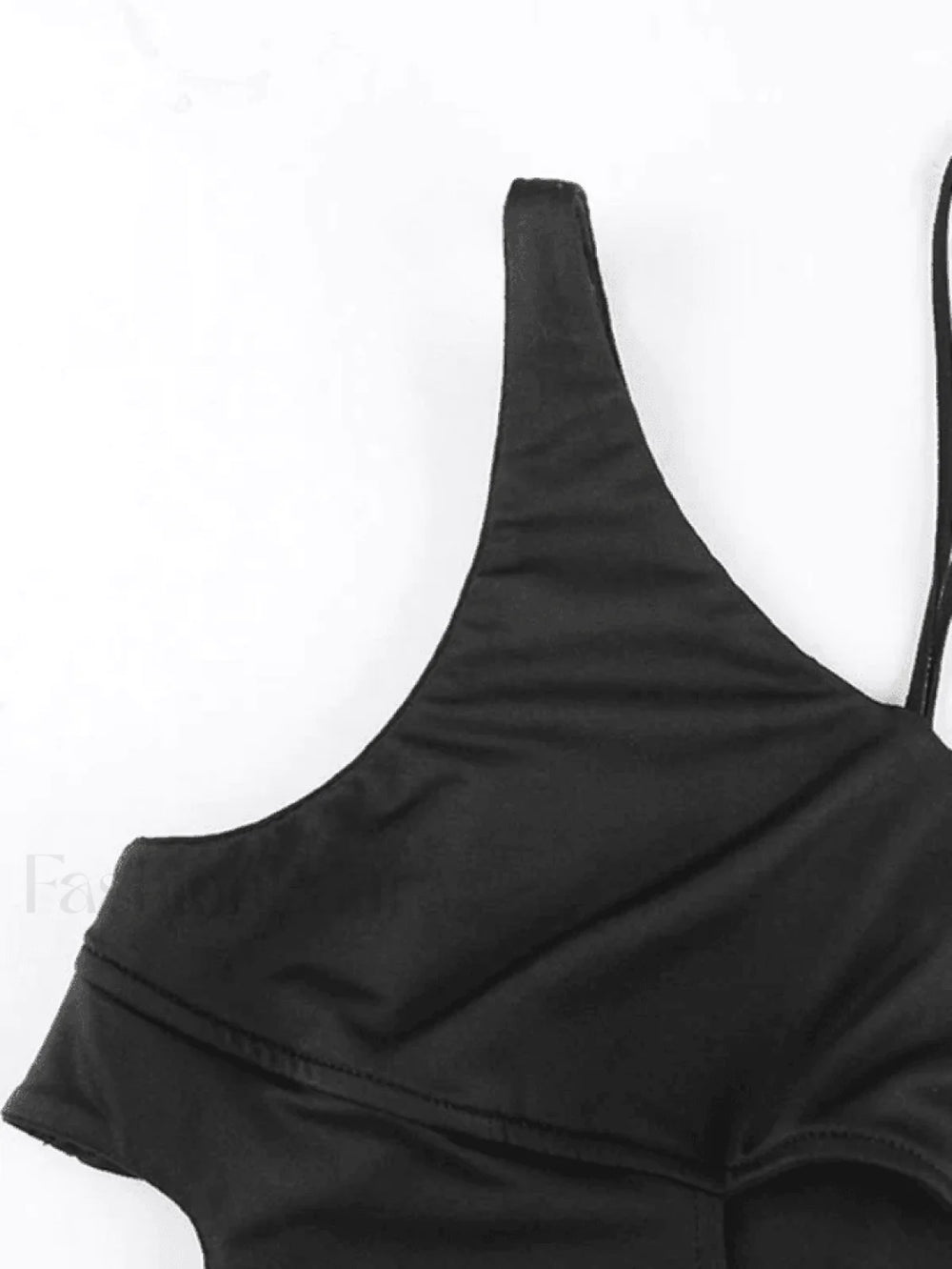 Sleeve Detail Cutout Crop Cami Top Tops&Tees