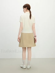 Slim Polo Collar Short Sleeve T Shirt