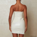 Slimming Strap Waist Mini Dress