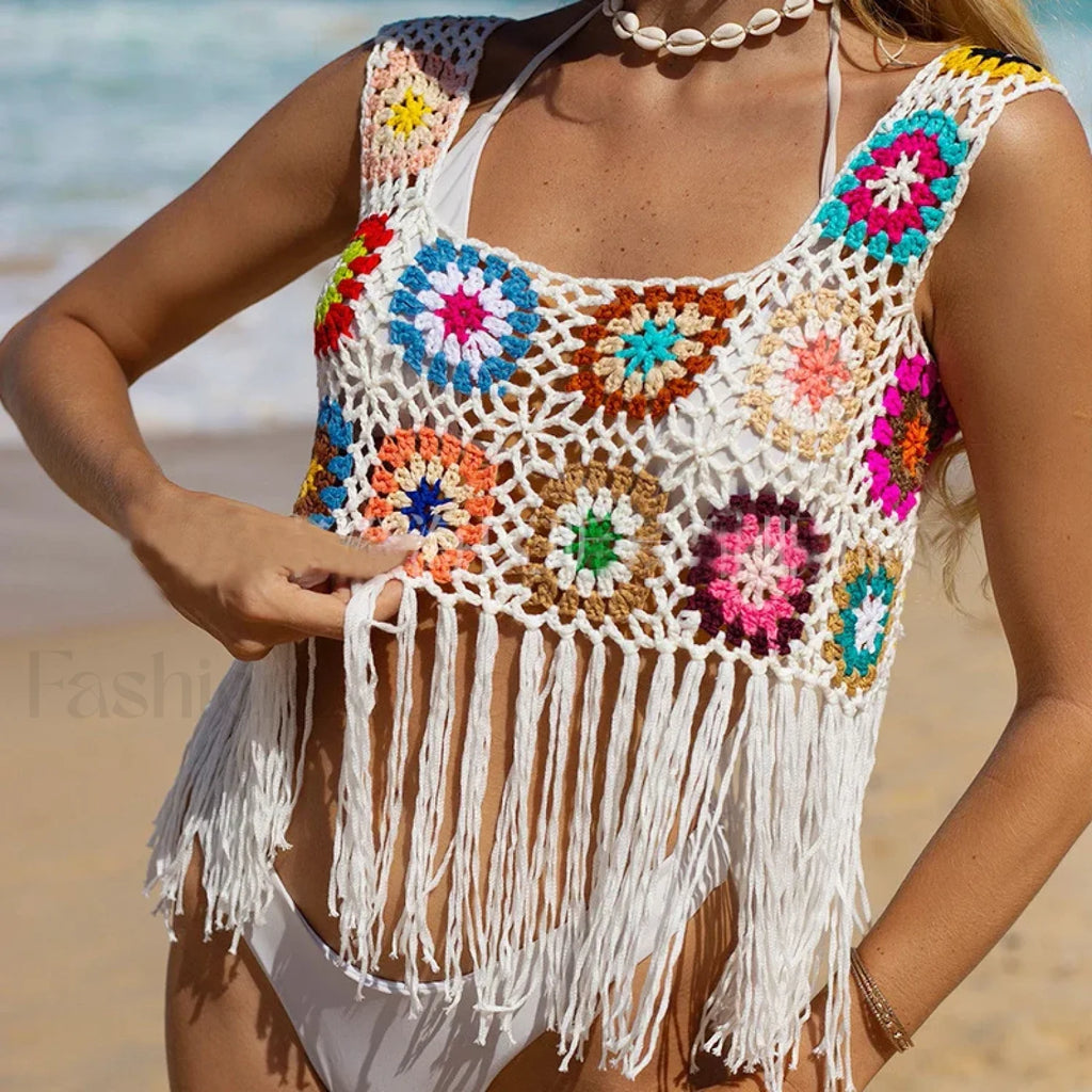 Snake Print Halter Mini Cover Up WHITE / S