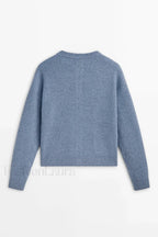Soft Knit Tweed Style Cardigan