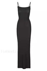 Soft Lounge Stylish Long Slip Dress XS / 1#