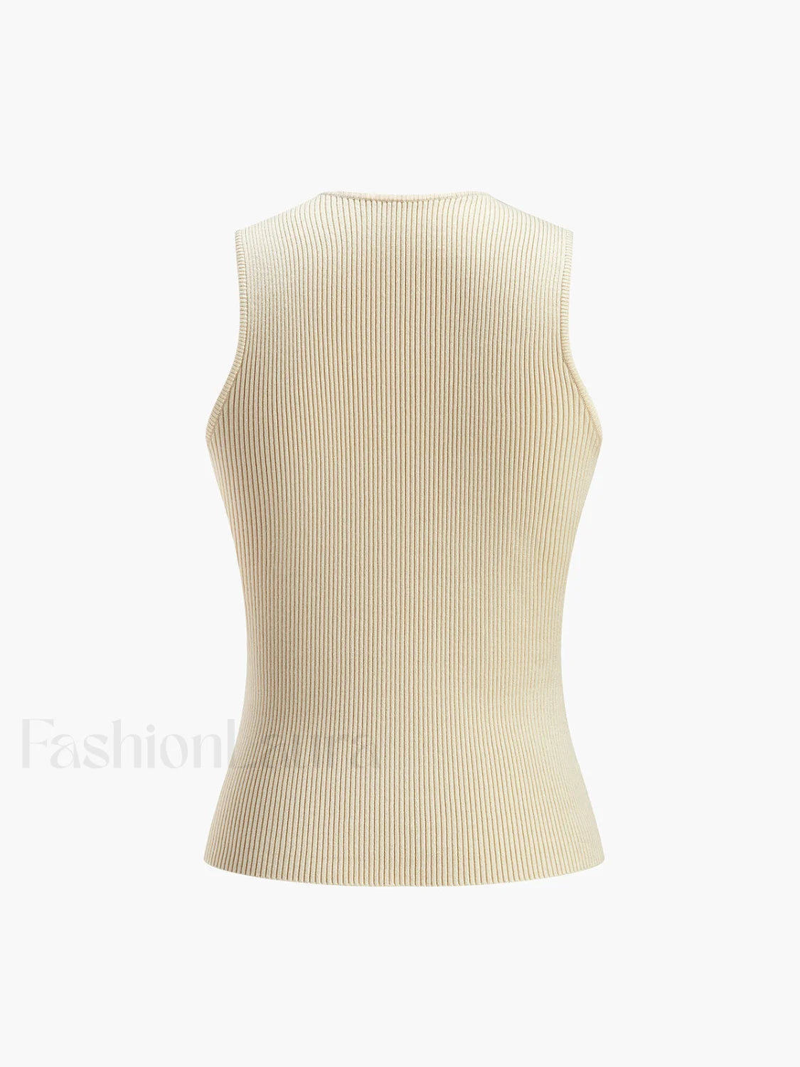 Solid Basic Tank Top Sweater Vests