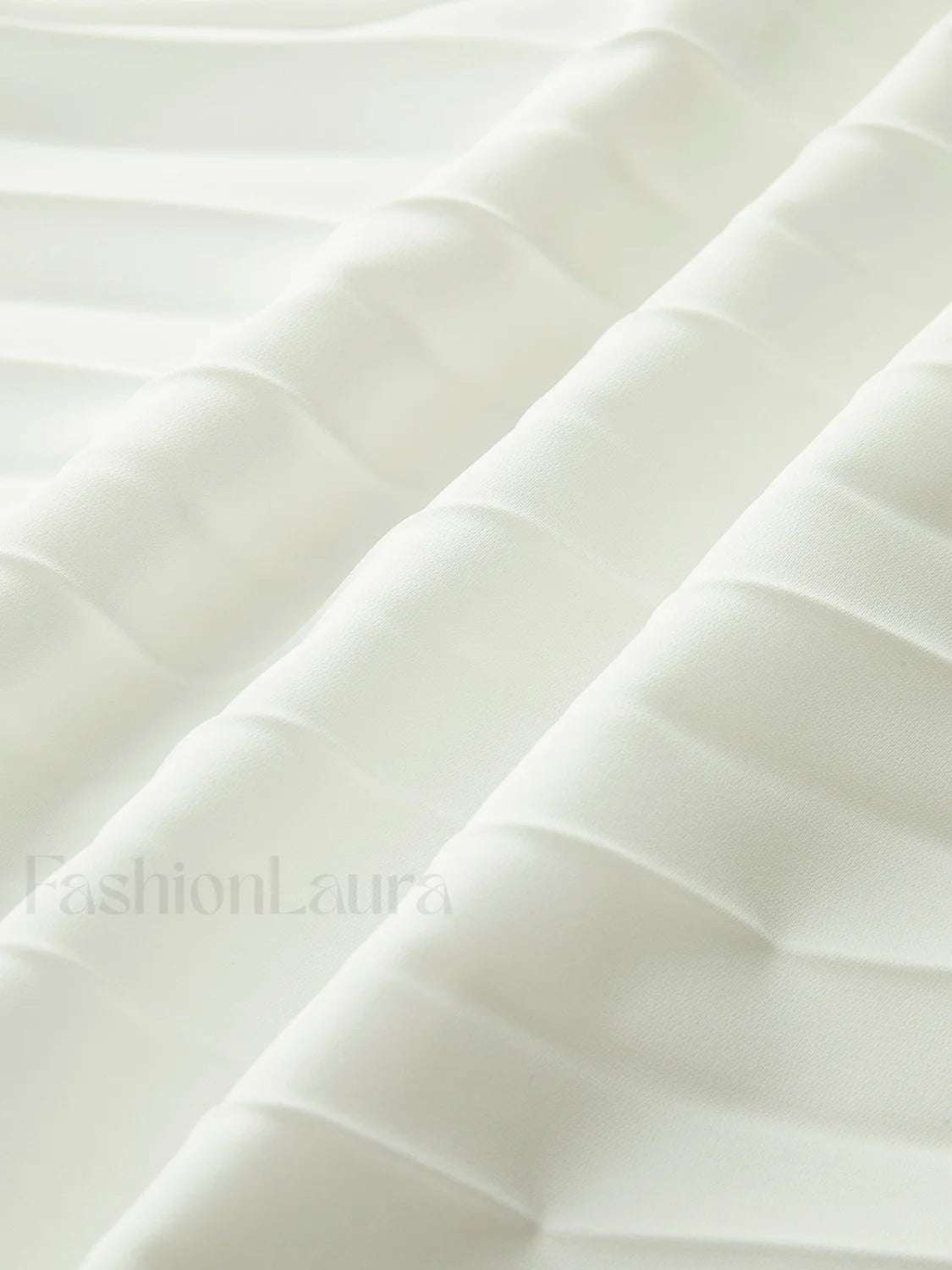 Solid Pleated Strapless Split Dress Dresses