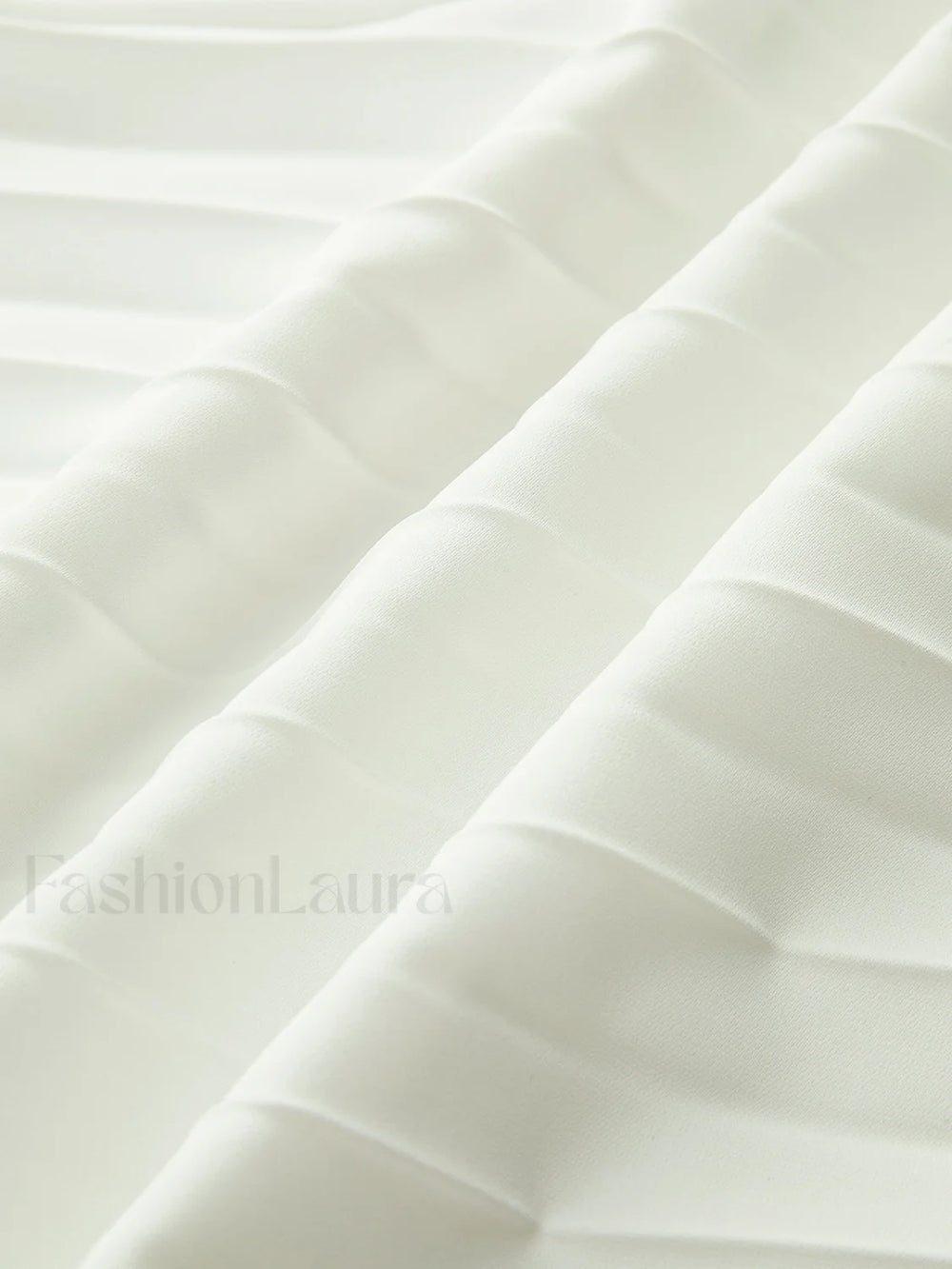 Solid Pleated Strapless Split Dress Dresses