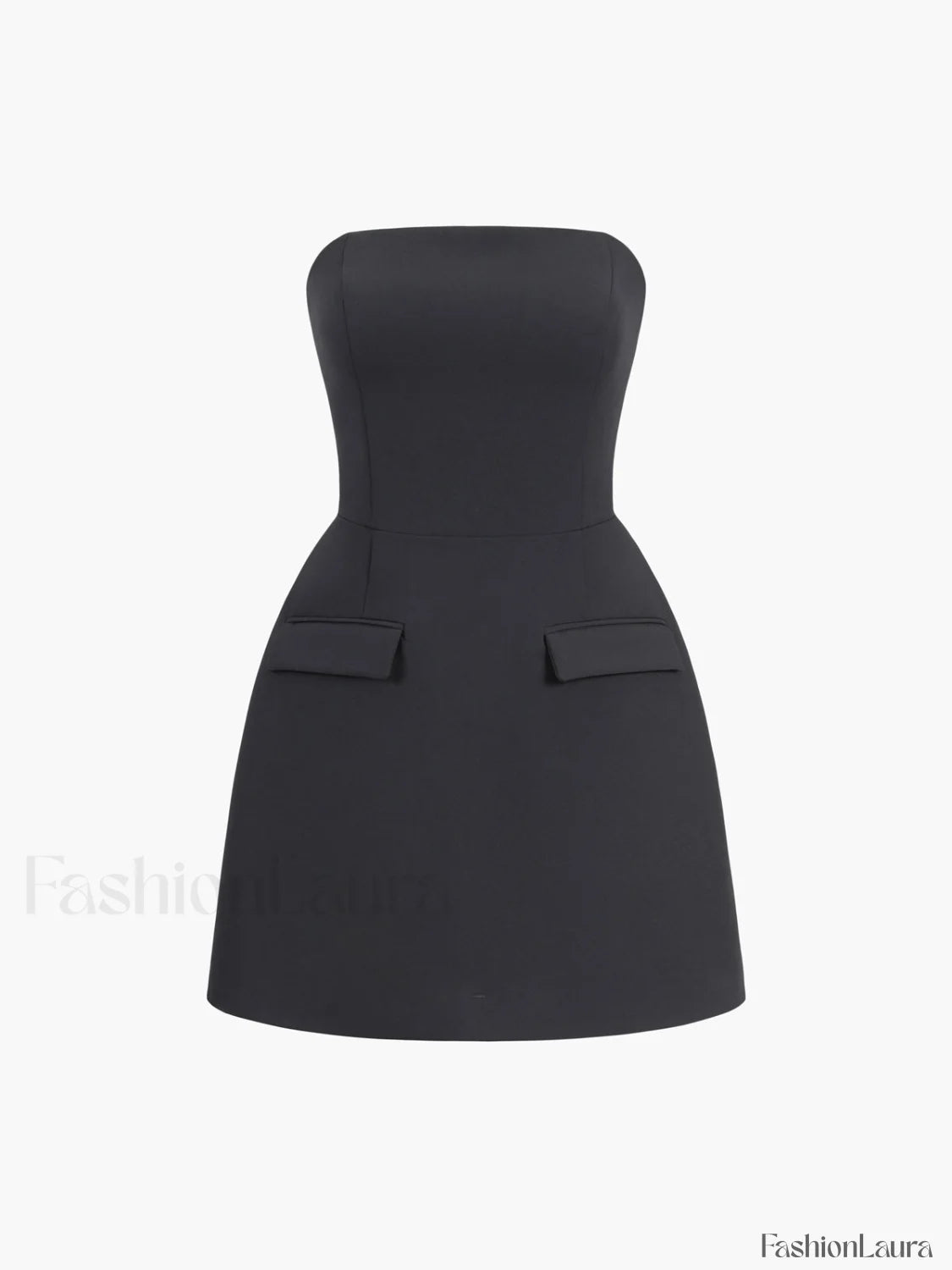 Solid Tube Mini Dress Dresses
