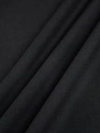 Solid Wide Leg Pants Without Belt Pants