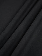 Solid Wide Leg Pants Without Belt Pants