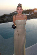 Sparkle Sequined Stylish Fit Maxi Dress