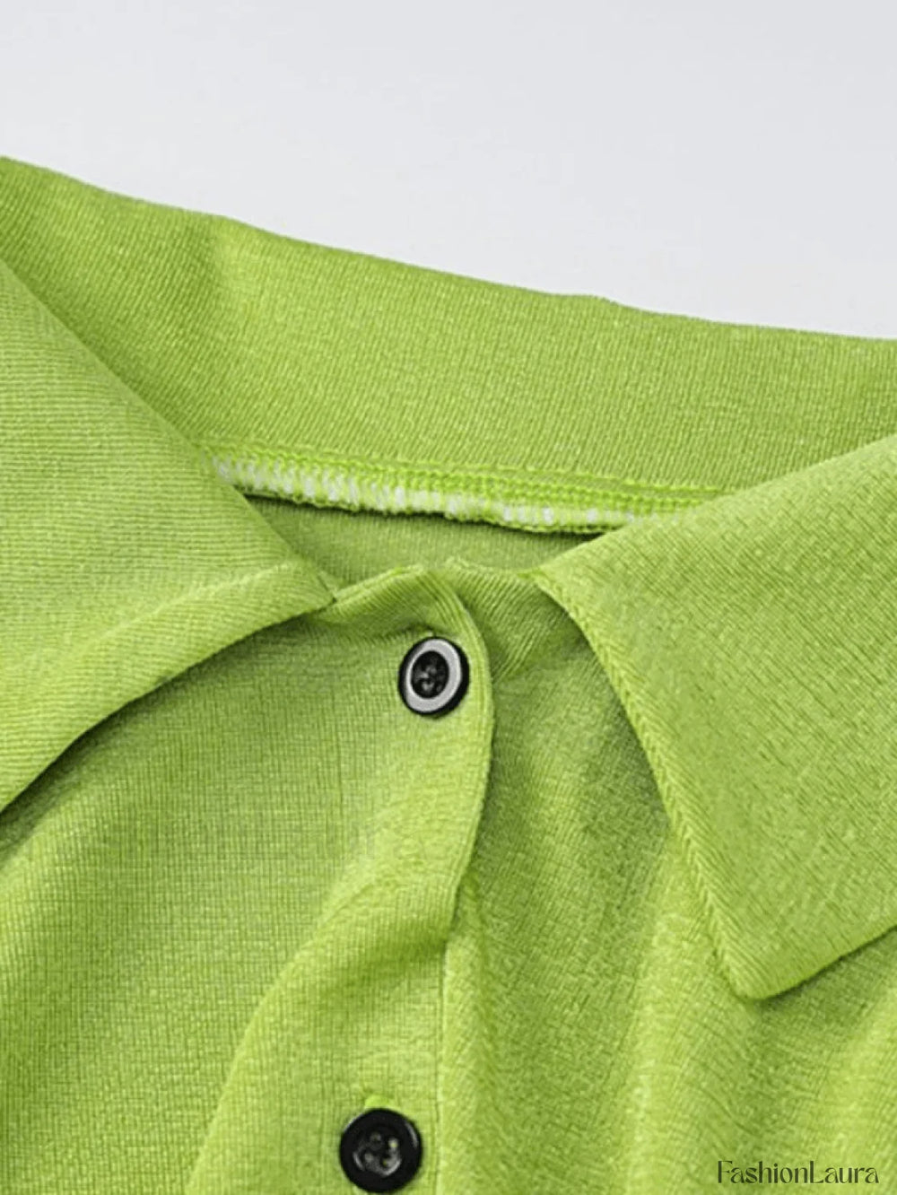 Split Cuff Button Front Long Sleeve Blouse Shirts